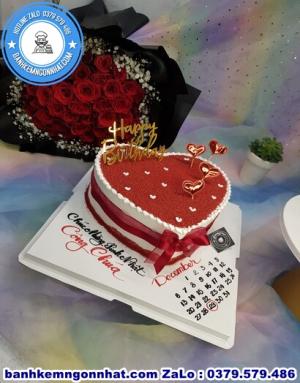 Combo Bánh Kem Và Hoa Tươi 20